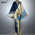 Boho Maxi Dress - Muslim Abaya Beach Cover Up Kaftan