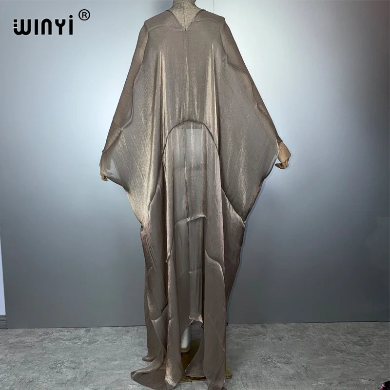 Kimono Monocolour Kaftan - Beach Wear Holiday Cover Up Abaya