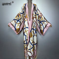 Fashion Kimono Kaftan - Beach Wear Evening Abaya Party Dress